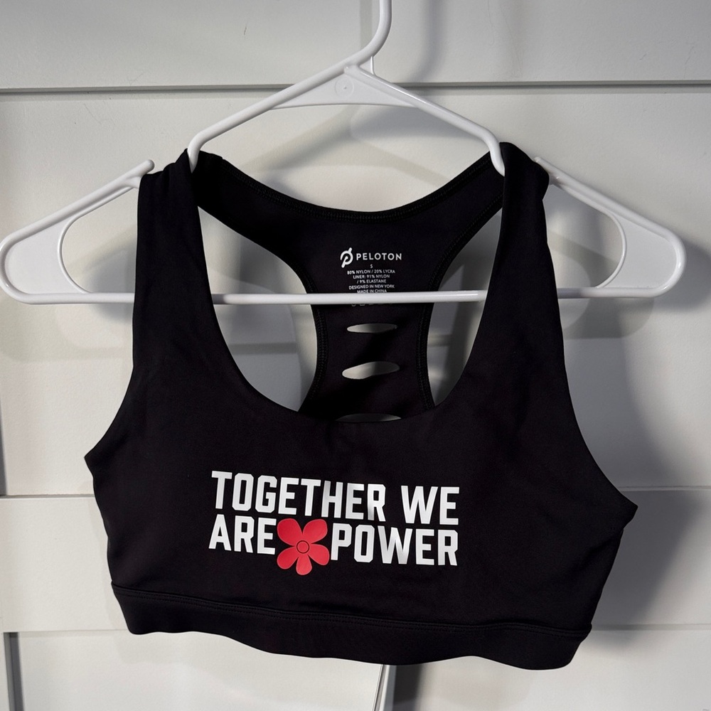 Peloton Black Sports Bra Size Small New!
